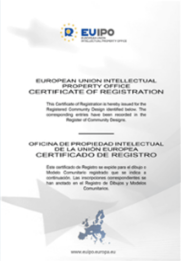 欧盟专利证书